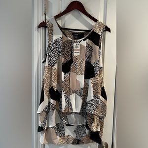 Alfani Blouse Urban Botanical Size 12 NWT